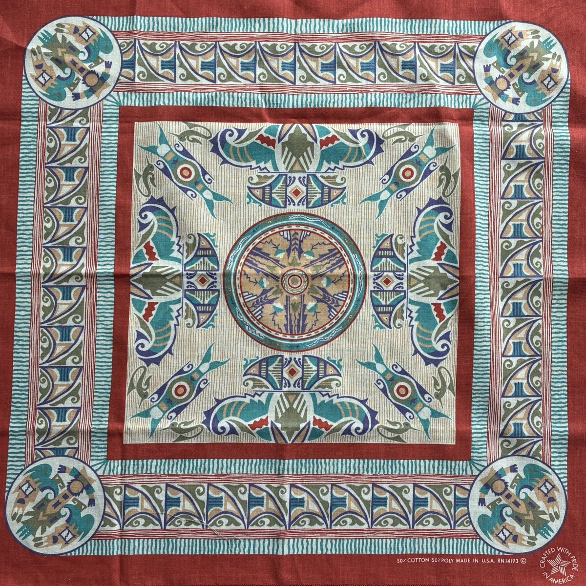 Western/Bandana Vintage Plain & Solid Handkerchiefs for sale | eBay