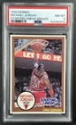 MICHAEL JORDAN PSA 8 1990 KENNER STARTING LINEUP CARD BROWN BULLS 0534