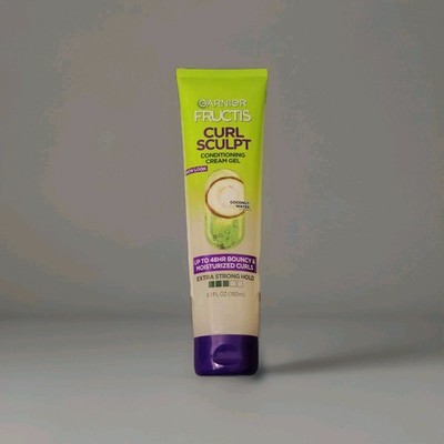 Garnier Fructis Style Curl Sculpt Conditioning Cream Gel for Bounce, 5.1 Fl Oz