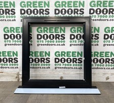 Image of BLACK TOP HUNG WINDOW CASEMENT EXTERNAL DOUBLE GLAZED ORIGIN ALUMINIUM EXTERNAL