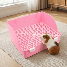  Small Animals Corner Toilet Box - Large Bunny Litter Box - Pet Potty Trainer