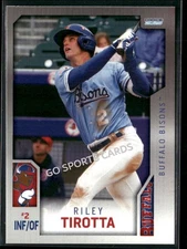 2025 Buffalo Bisons Riley Tirotta RC Rookie Blue Jays Minor League