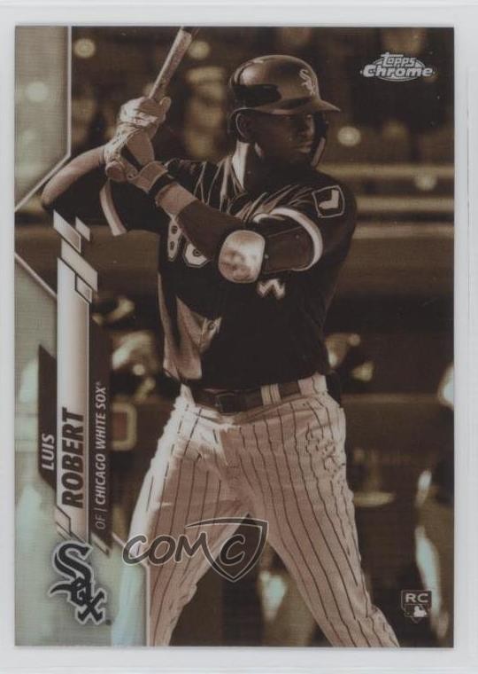2020 Topps Chrome Sepia Refractor Luis Robert #60 0ls