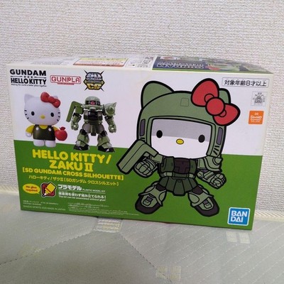 Hello Kitty/Zaku II SD Gundam Cross Silhouette Sanrio Bandai Plastic Model Kit