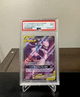 2019 Pokemon Sun & Moon Unified Minds Mewtwo & Mew GX Tag Team 222/236 PSA 9