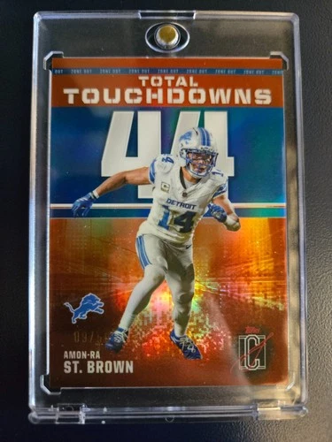 2025 Topps Signature Amon-Ra St. Brown Orange (RAW)