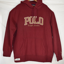NWT Polo Ralph Lauren Men's Embroidered Pullover Hoodie Fleece Sweatshirt XXL
