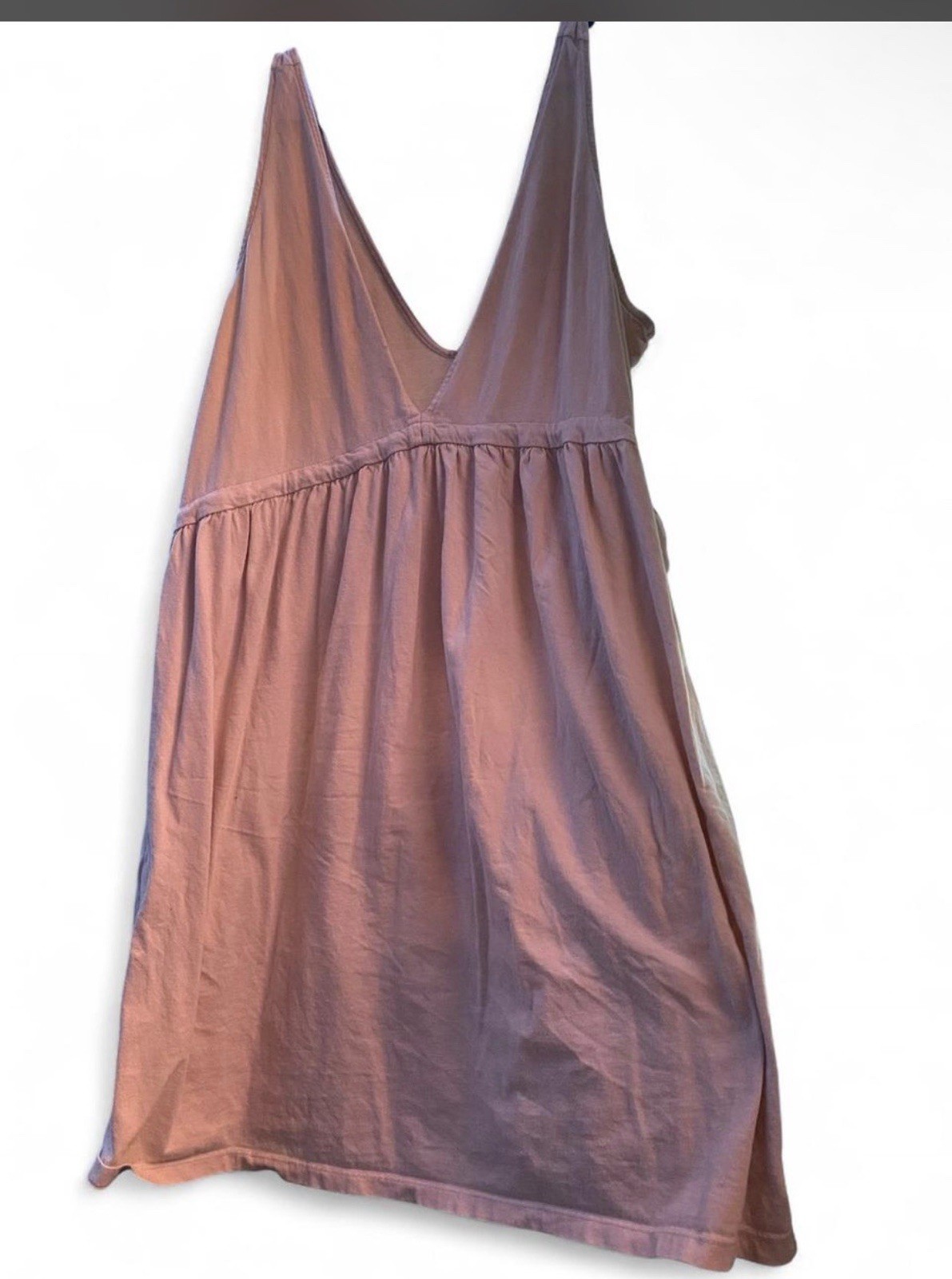 Wild Fable Sundress Pink Sleeveless V-Neck Short Pullover Straps Size XL