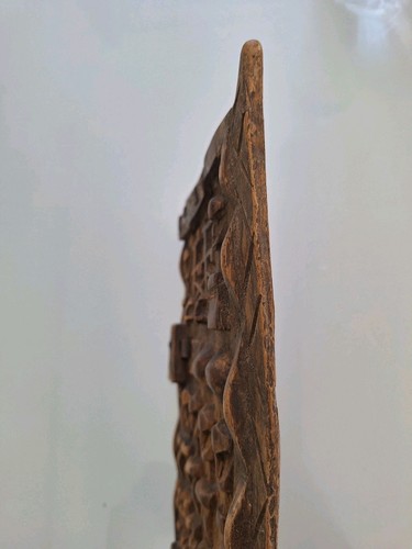 Sculpture African Wood Dogon Mali Door Wall Antique Wooden Carved - Photo 9 sur 9