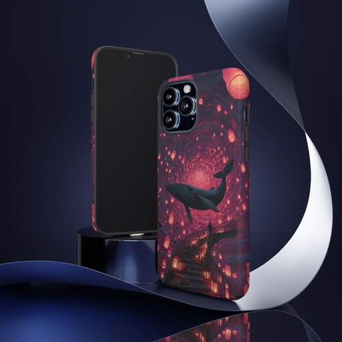 Flying Whale Staircase Lanterns - Phone Cover Case for iPhone, Galaxy, Pixel - 第 105/259 張圖片