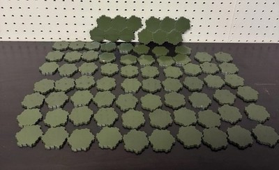 Heroscape Green Swamp Water Terrain Lot Of 68 (1) +12Hex Tile Swarm of the Marro