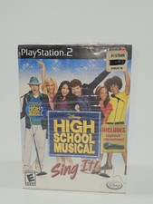 High School Musical: Sing It Bundle (Sony PlayStation 2, 2007) NEW