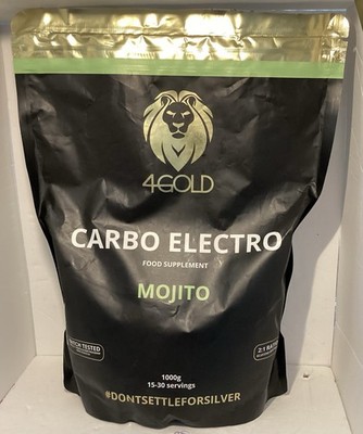 4Gold Carbo Electro Food Supplement Mojito 1000g 12-30serving 