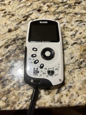 Kodak Playsport Zx3 Waterproof Video Camera HD 1080p White Black UNTESTED