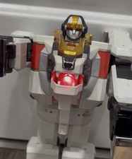 Vintage Power Rangers White Tigerzord Working With Lights  Roaring Sounds