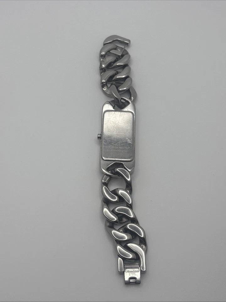 Moschino Time For Fashion 银色表盘不锈钢表链 男式手表 MW0017 — 第 3/4 张图片