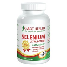 New Cabot Health Selenium Ultra Potent 60 Capsules
