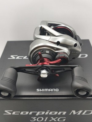 Shimano Scorpion MD 301XGLH 2021 7.9:1 Left-Hand Bait Reel