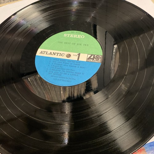 Original Label JOE TEX LP The Best of Joe Tex Atlantic SD 8144 - Foto 10 di 13