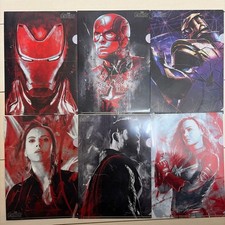 AvengersEndgame Mini Clear File 6-Piece Set