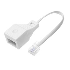 10cm RJ11 4 Wire to BT Telephone Female Socket for Virgin Hub To UK Adapter 6P4C