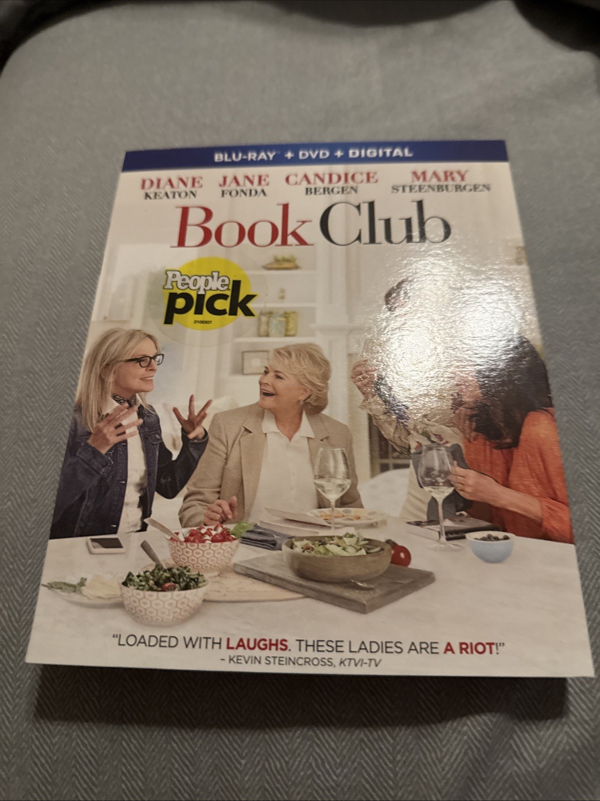 BOOK CLUB - Diane Keaton Jane Fonda - DVD + DIGITAL + BLU-RAY NEW/SEALED