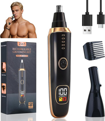 LED Display Eyebrow & Nose Hair Trimmer Clipper for Men Women,2026 Rechargeable