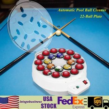 22 Balls Billiard Ball Polisher Automatic Pool Balls Cleaner/Snooker Cleaner