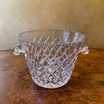 Vintage Crystal Ice Bucket Cooler