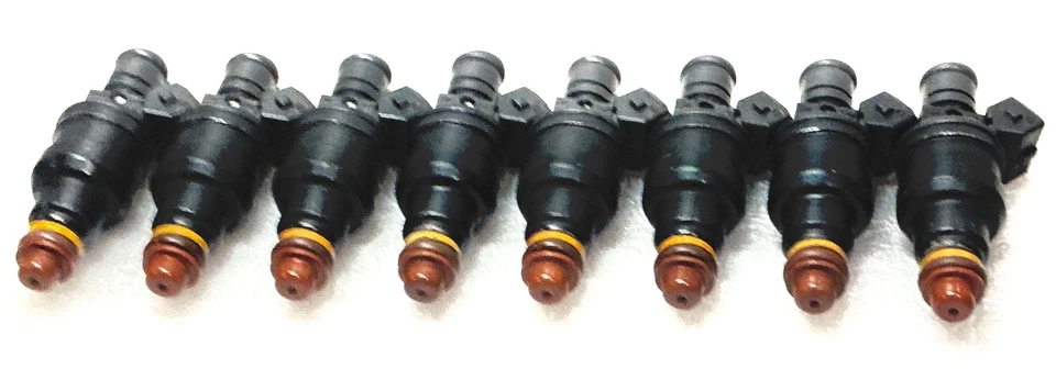 Ford Mustang 1986-2002 20 lb inyectores originales Bosch juego de actualización X8 GT 5,0 4,6 V8 Foto 3 de 4