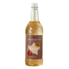 Sweetbird Popcorn Syrup 1L for Coffee & Cocktail Vegan Baking Cold Drinks Bottle