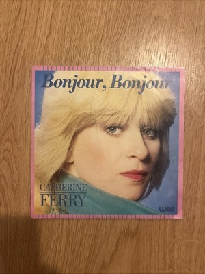 Vinyl 45 Umdrehungen sehr guter Zustand Hallo Catherine Ferry