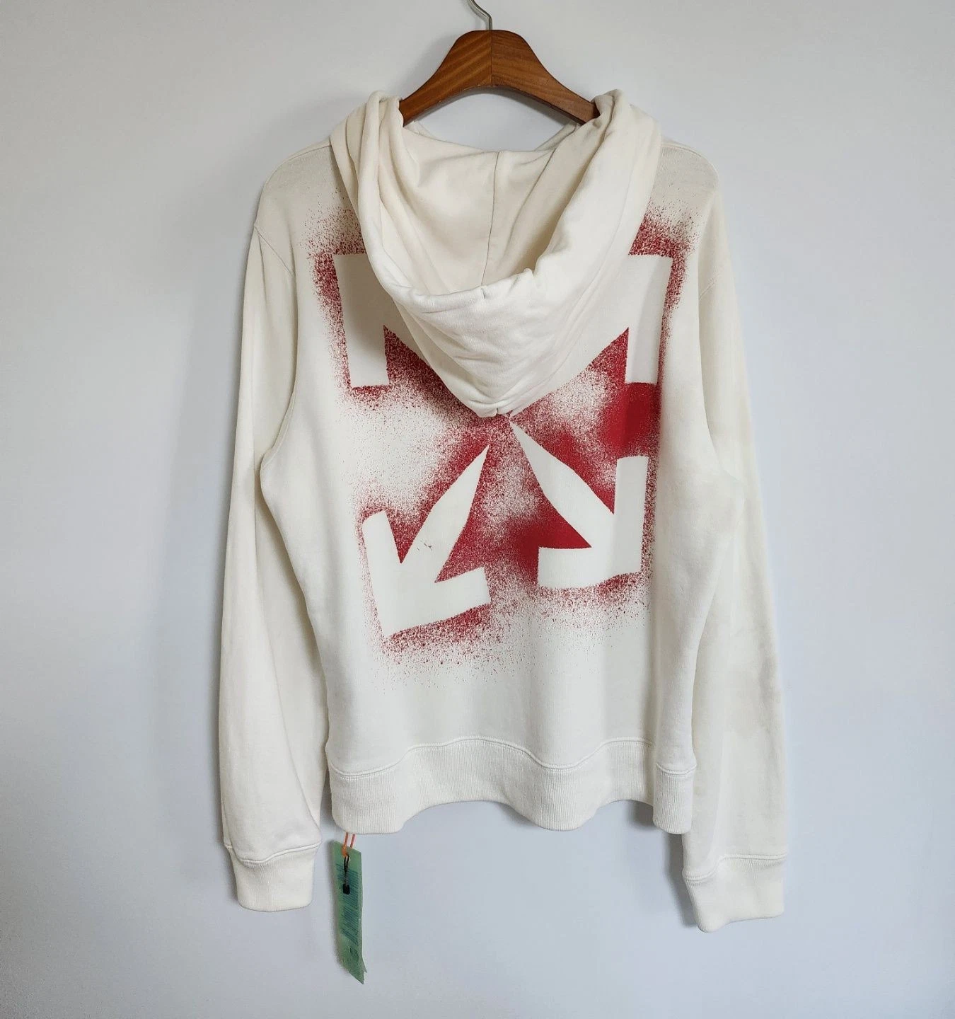 Felpa con cappuccio uomo Off White Off White Stencil Arrow OMBB034E20FLE004 135823791