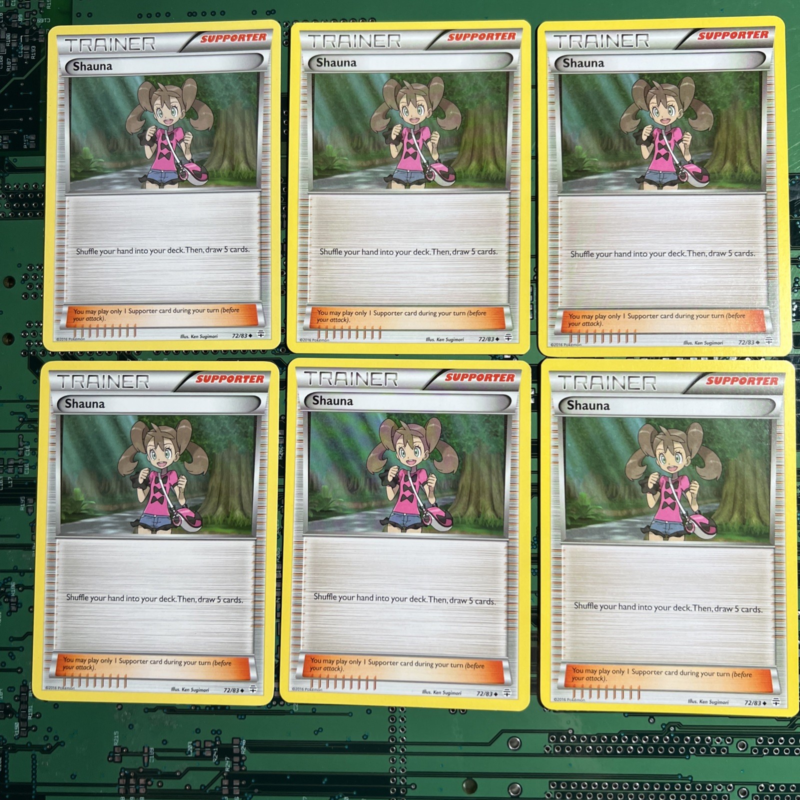 Shauna 72/83 Generations Pokemon Card Trainer Supporter Non-Holo 6