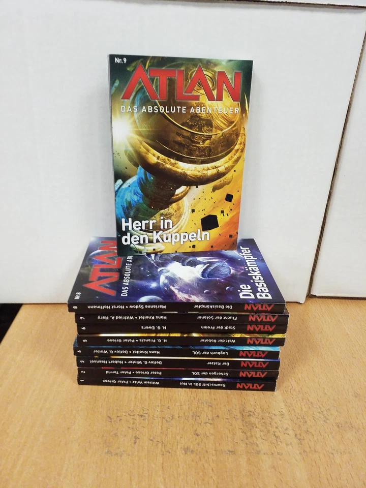 Atlan Taschenbuch Nr 1-9 Konvolut Sammlung 9 Romane Perry Rhodan - Bild 1 von 1
