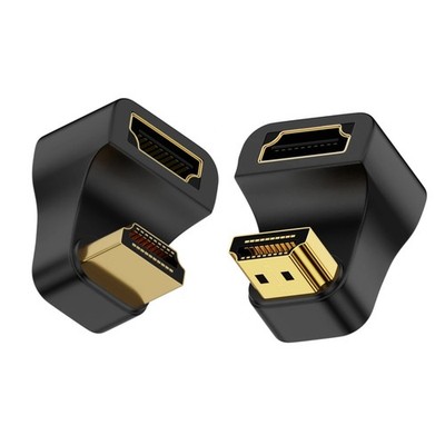 HDMI-compatible Male To Female Adapter 8K 60Hz 4K 120Hz 48Gbps Converter U-shape