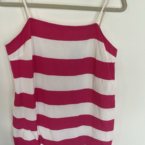 CeCe By Cynthia Steffe Women's Sun Stripe Dress Size 10 Ivory And Pink - Picture 3 of 6