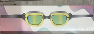 Zeligerstar Kids Swim Goggles Purple Frame Clear Lens Blue/Yellow Lenses