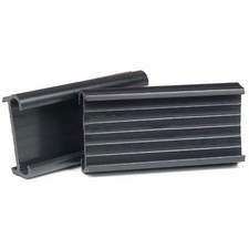 Global Industrial 3" Black Label Holder 25 Piece