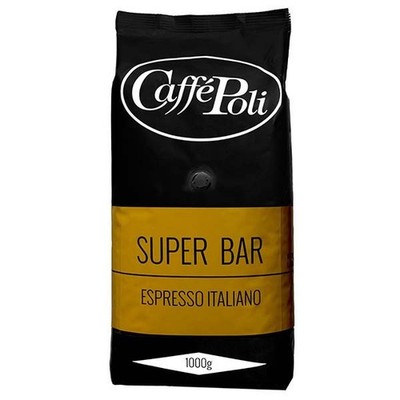Caffè Poli Espresso - Super Bar - 4 x 1 kg Bohnen, Kaffee, Cafè
