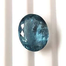 Santa Marira Aquamarine Oval Natural Faceted Loose Gemstone 4.80 CTS 10X12.7 mm