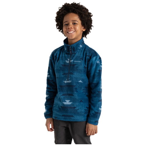 Craghoppers Junior Calke Media Cremallera Polar Chaqueta Jersey Niños Niñas Cálida Luz - Imagen 3 de 12