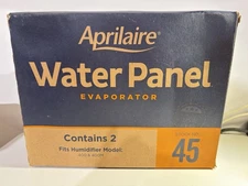 New Genuine AprilAire 45 Humidifier Water Panel Filter 2 PACK for AprilAire 400
