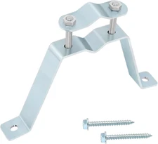 Antenna Mast Wall Mount Bracket, Wall Mount Telescopic Clamp with Mounting Bo...