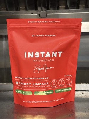 Instant Hydration Premium Electrolytes Powder Packets Cherry Limeade Drink Mix