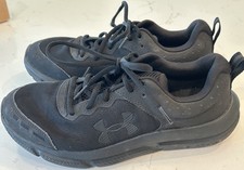 Under Armour Charged Shoes Black Size 6.5 Youth 2023 All Black Youth Athletic