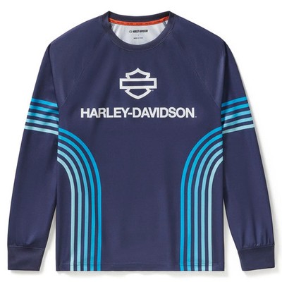 Harley-Davidson Men's H-D TECH Racing Jersey Long Sleeve Shirt