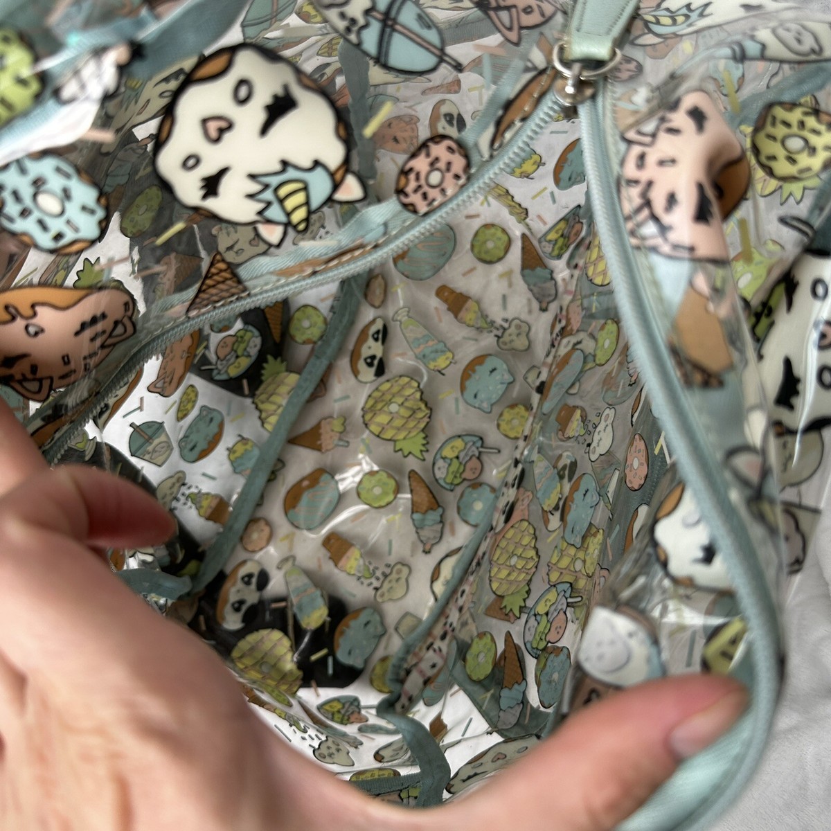 Betsey Johnson Clear Medium Backpack Transparent Animal | eBay