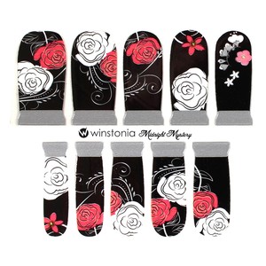 Winstonia-Midnight-Mystery-Nail-Wraps-Vinyl-Strip-Decal-Manicure-Sticker-Rose