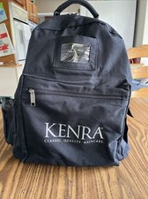 Mochila clásica Kenra Hair negra. Calidad. Cuidado del cabello. "Correas de 16"" de alto"